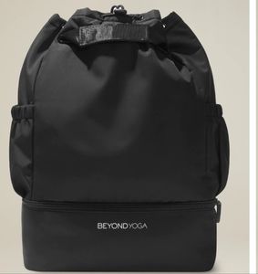 Beyond Yoga Black Convertible Backpack Bag NWT'S